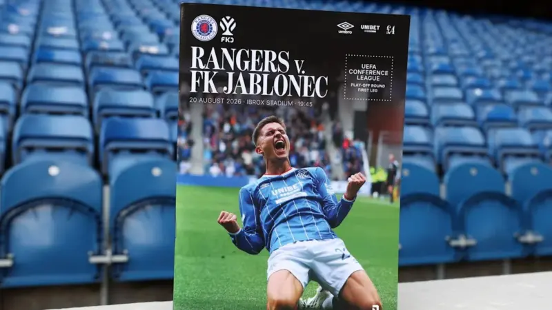 Rangers secure narrow Conference League advantage over Jablonec image 1