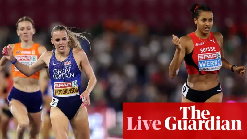 Birmingham: Audrey Werro claims 800m gold over Keely Hodgkinson