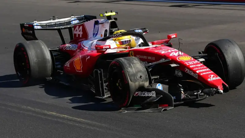 Madrid: Antonelli fastest in final practice as Hamilton and Bearman crash